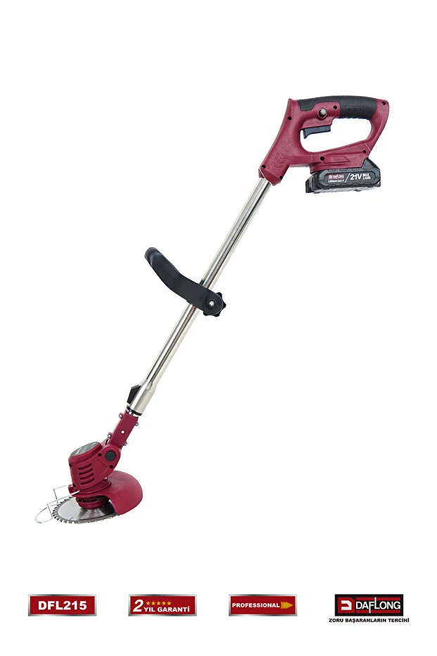 Daflong PROFESSİONEL ŞARJLI ÇİM BİÇME TIRPAN MAKİNASI DFL-215